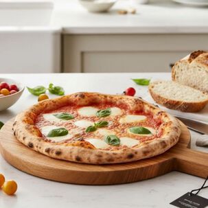 Tabla Pizza Madera Acacia 43 Cms Simple Cook